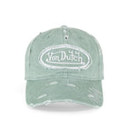 Von Dutch Chain Stitch Sage Dad Cap in sage