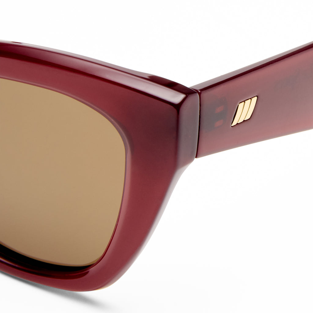 Le Specs LUMEN + CRANBERRY in BROWN MONO POLARIZED