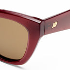 Le Specs LUMEN + CRANBERRY in BROWN MONO POLARIZED