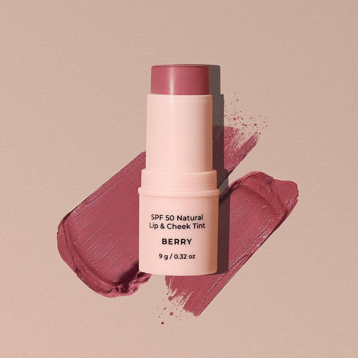 Avocado Zinc Spf 50 Natural Lip & Cheek Tint in Red Earth