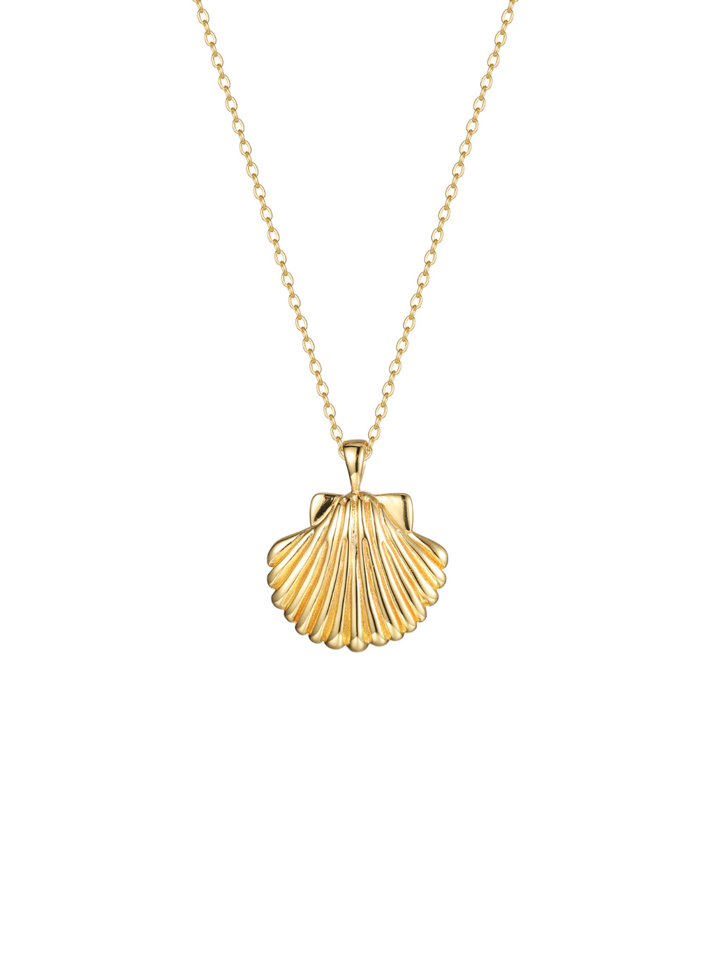 Malakai The Label Sun Shell Necklace in 18k Gold in Default Title