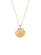 Malakai The Label Sun Shell Necklace in 18k Gold in Default Title