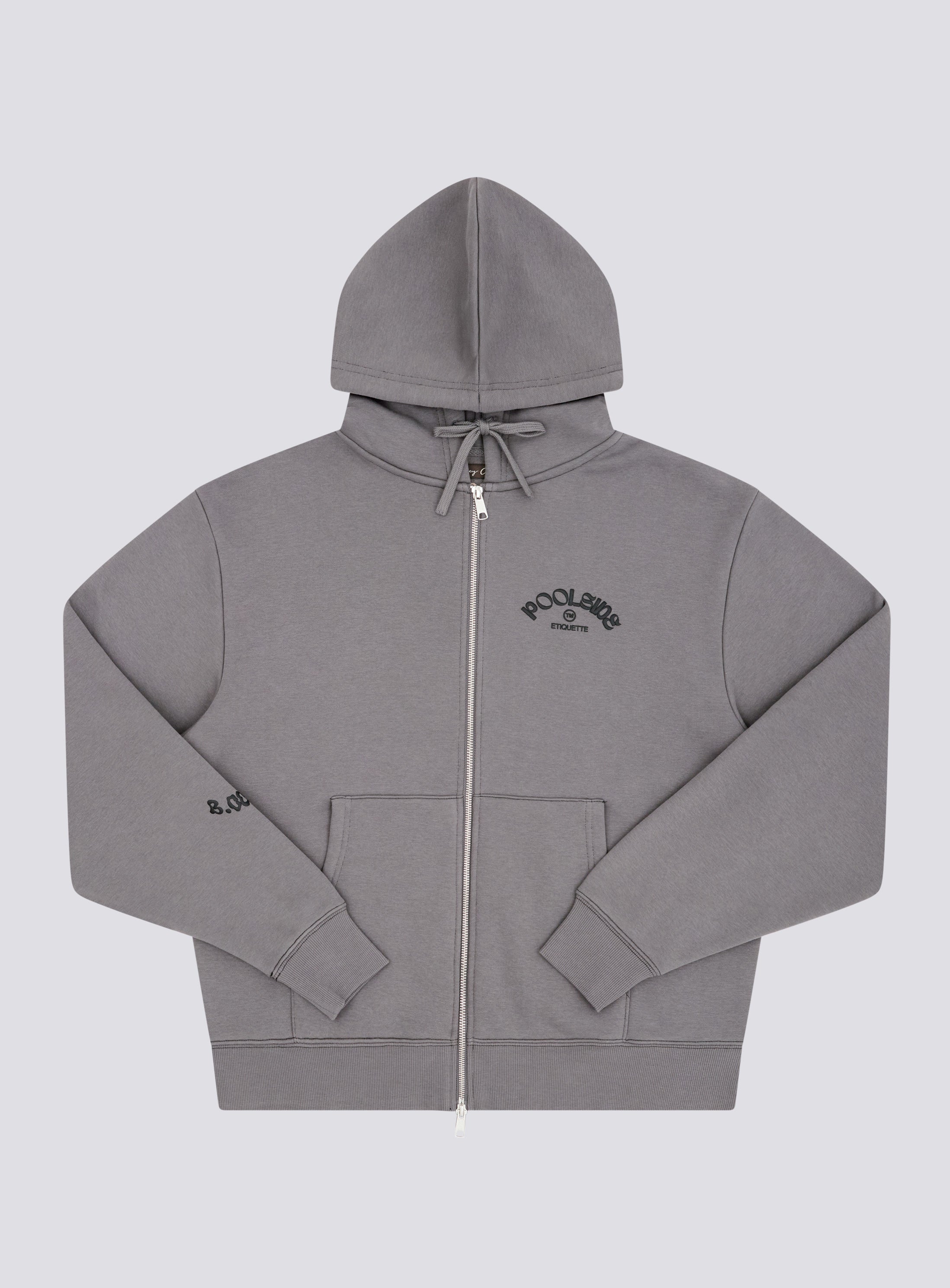 Barney Cools Better Zip Hood in Ash Grey