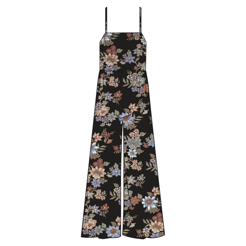 O'Neill Aiyana Bali Floral Jumper in BLK BLACK