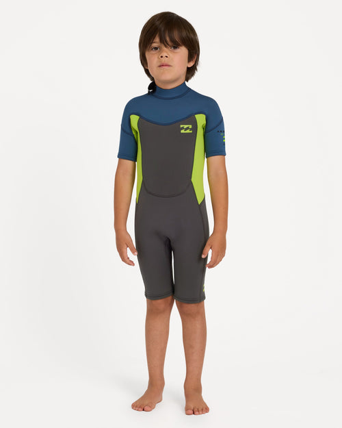 Billabong Boys 2-6 2/2 mm Absolute Springsuit in Fluro Lime