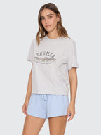 Thrills Co The Power of Dreams Essential Tee - Snow Marle in Snow Marle