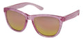 Carve Cali Junior - Kids Crystal Pink Glitter Frame with Grey with Pink Iridium Lens in Single