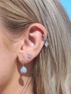 Malakai The Label Blue Hawaii Studs in 18k Gold in Default Title