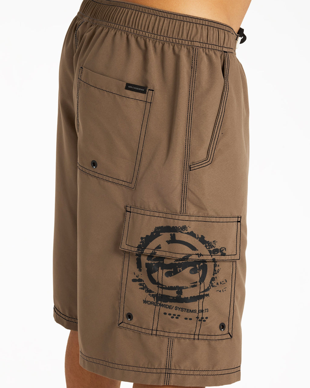 Billabong Mens Throw On 22" Boardshorts in GRAVEL