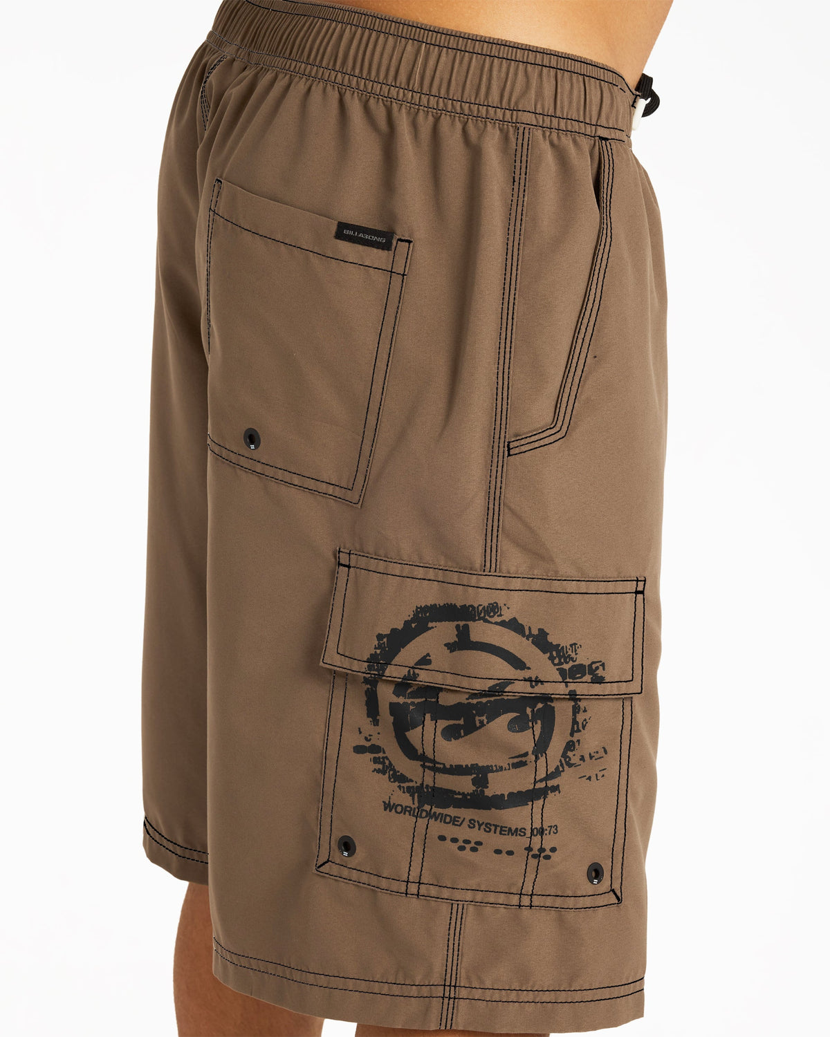 Billabong Mens Throw On 22" Boardshorts in GRAVEL