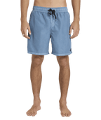 Billabong Mens All Day Overdye Layback 17" Boardshorts in Steel Blue