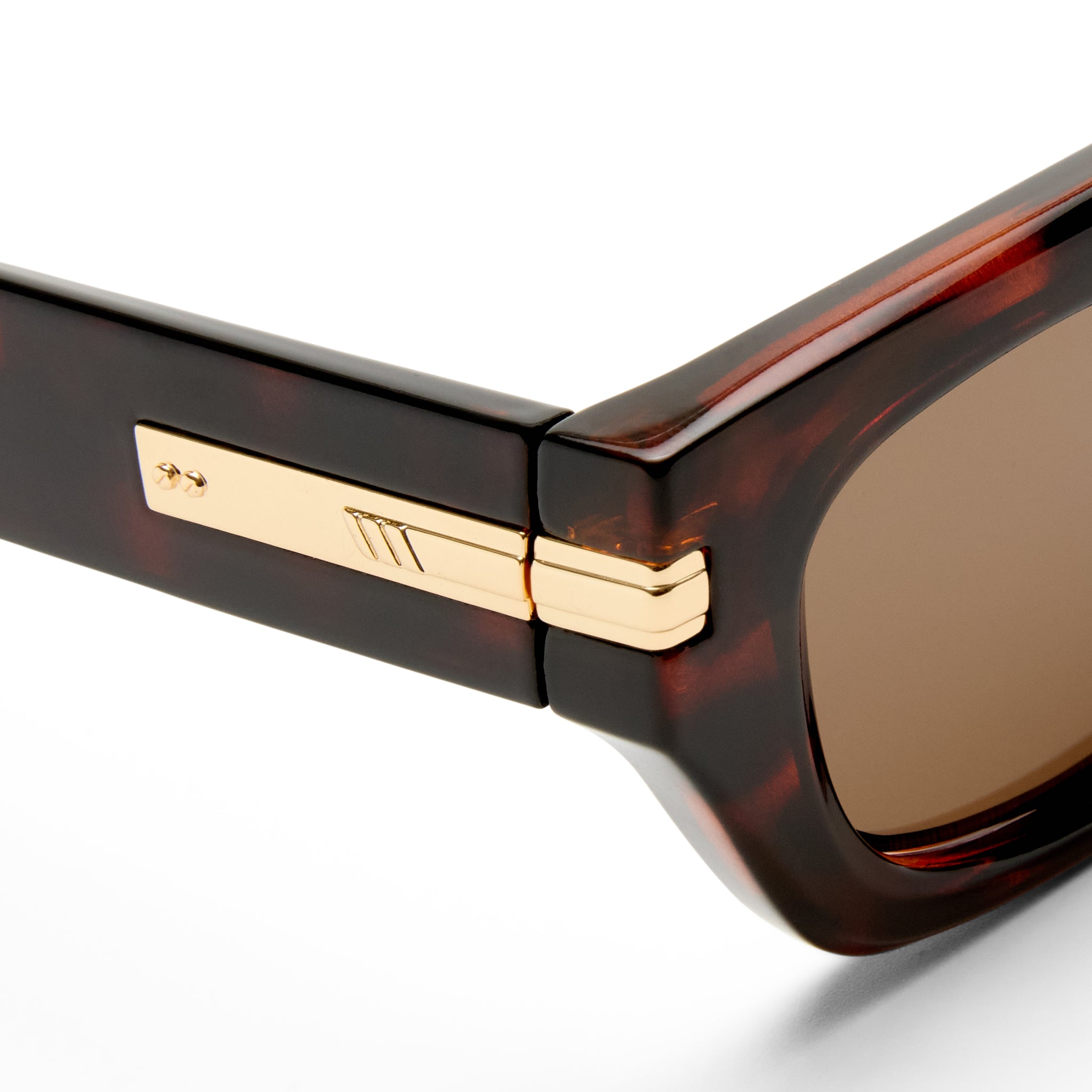 Le Specs CUBITO + TORT in BROWN MONO