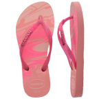 Havaianas Kids Glitter PINK MANGO in Pink Mango