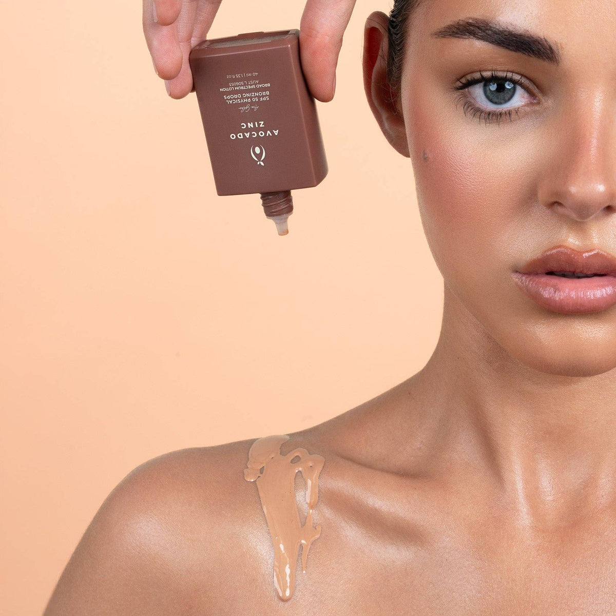 Avocado Zinc Spf 50 Physical Bronzing Drops in Single