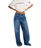 Roxy BACKSLIDER DENIM PANT in BLUE