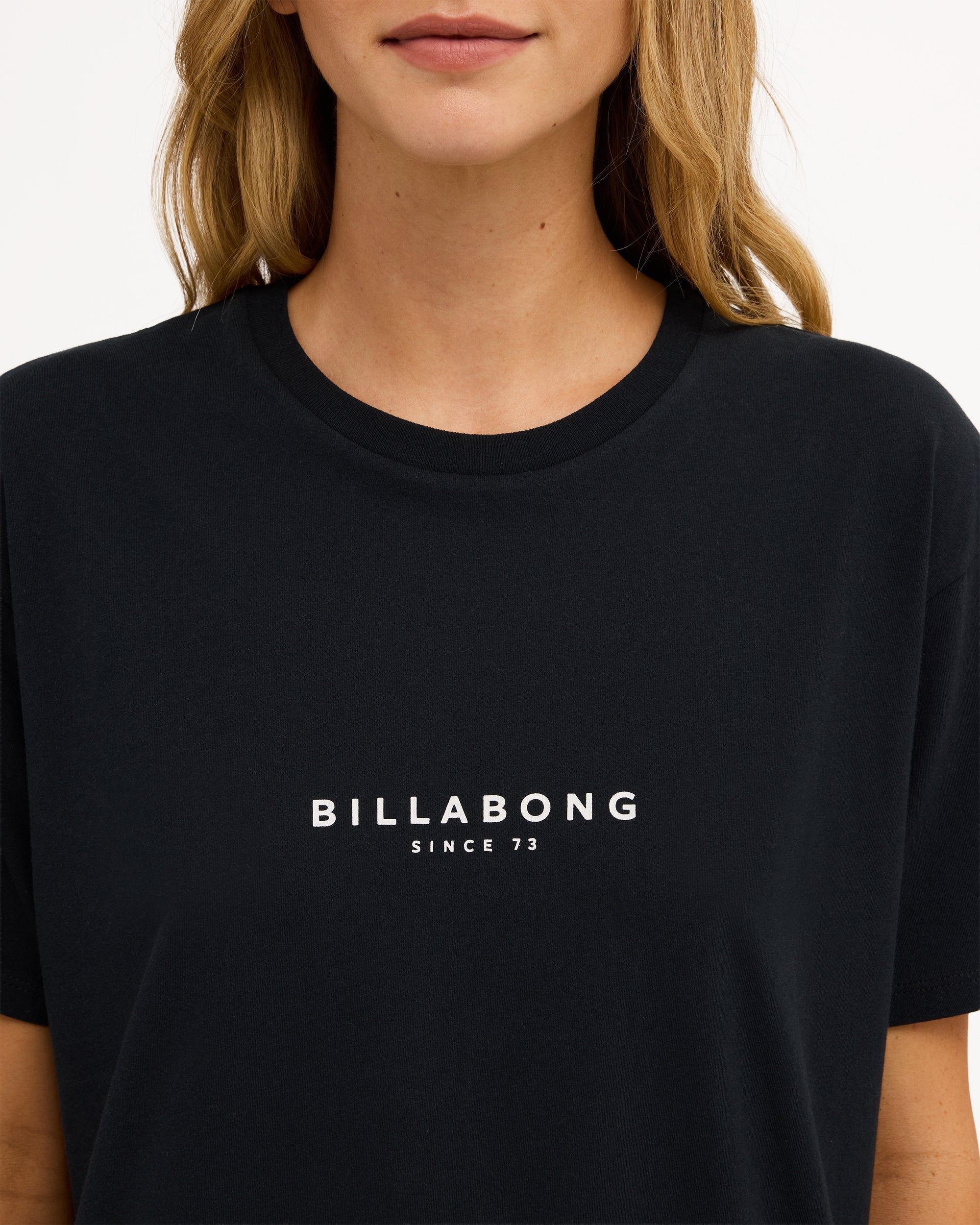 Billabong Womens Pacific T-Shirt in OFF BLACK