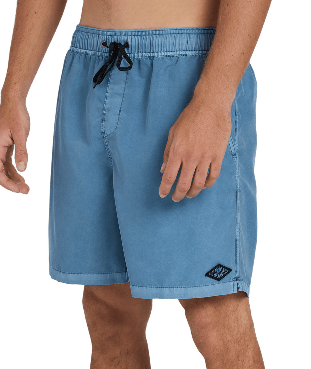 Billabong Mens All Day Overdye Layback 17" Boardshorts in Steel Blue