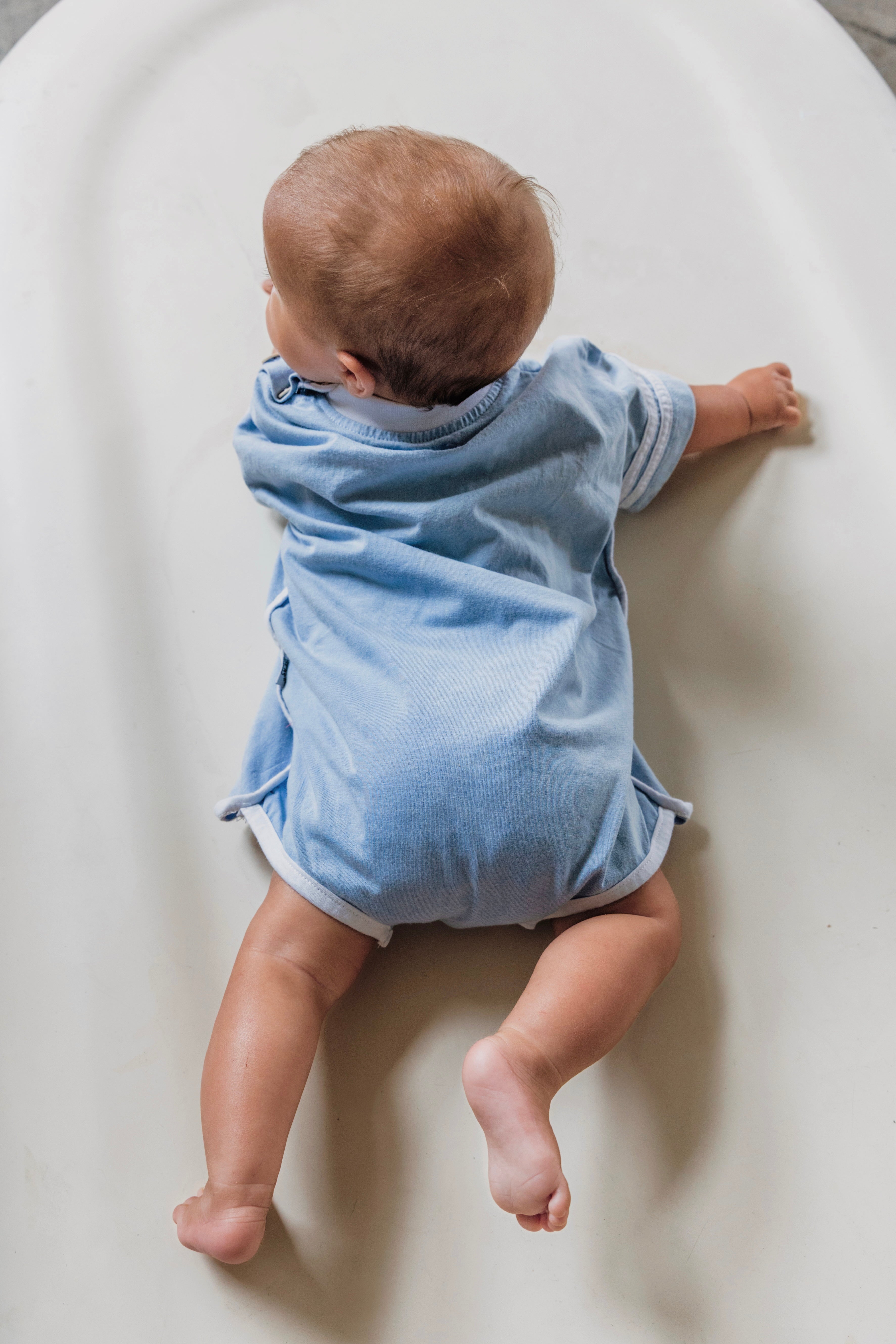 Olas Supply Co TINY BUT FIERY ROMPER BLUE in Single