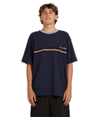 Billabong Mens Spec Ribbed T-Shirt in DUSTY INDIGO