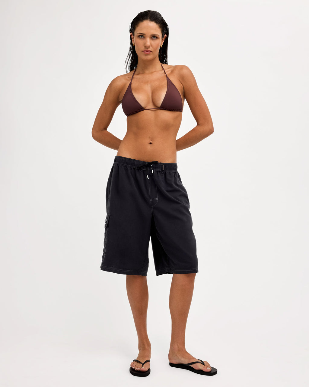 Billabong Mens Throw On 22" Boardshorts in Black