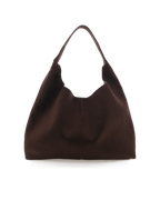 Billini REMI SHOULDER BAG in DARK CACAO SUEDE