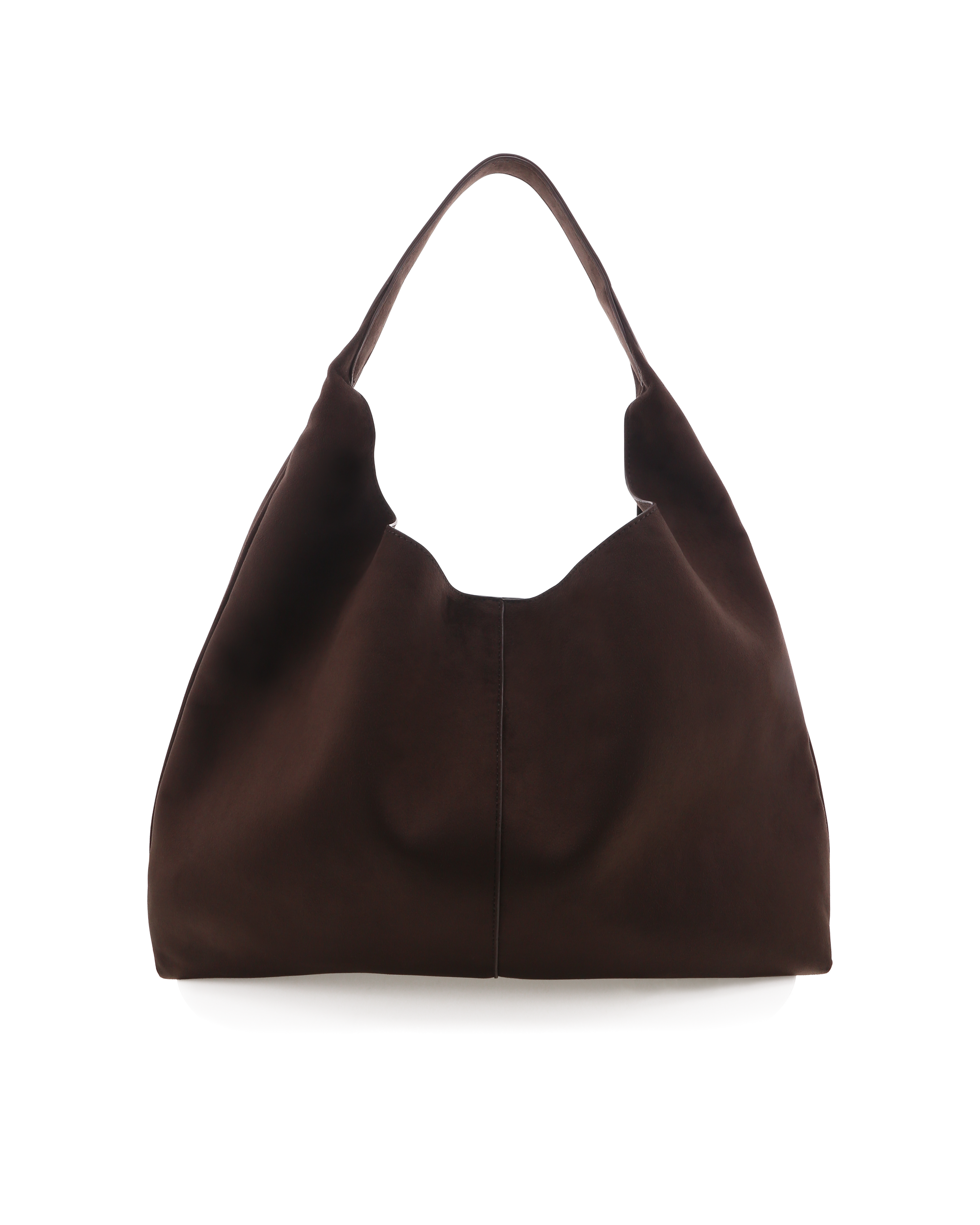 Billini REMI SHOULDER BAG in DARK CACAO SUEDE