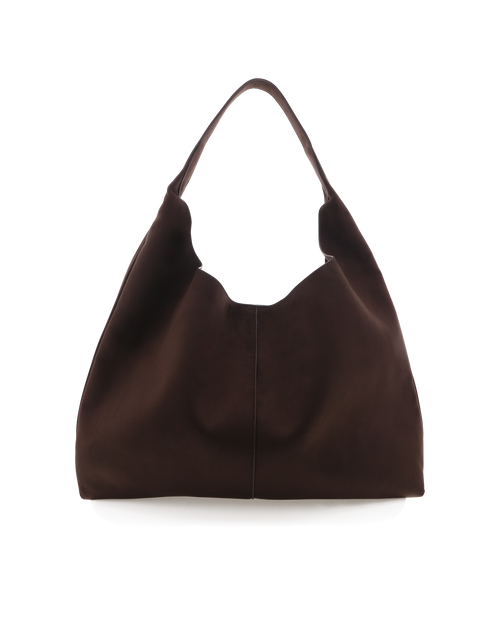Billini REMI SHOULDER BAG in DARK CACAO SUEDE