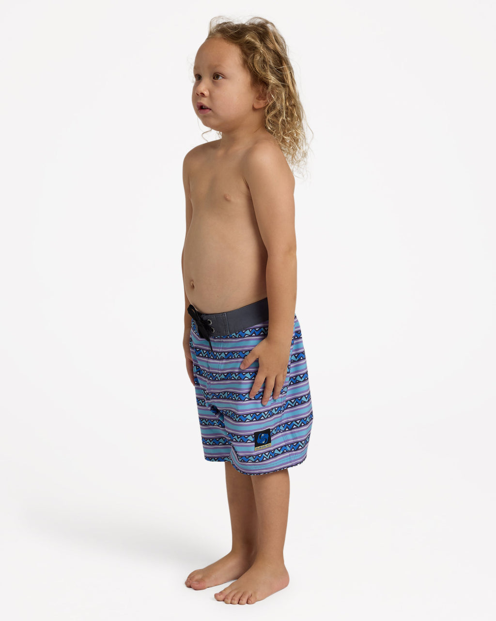 Quiksilver Boys 2-7 Wax Heads 13" Volley Shorts in Stillwater