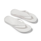 Archies Footwear Arch Support Thongs - Classic - White in Single