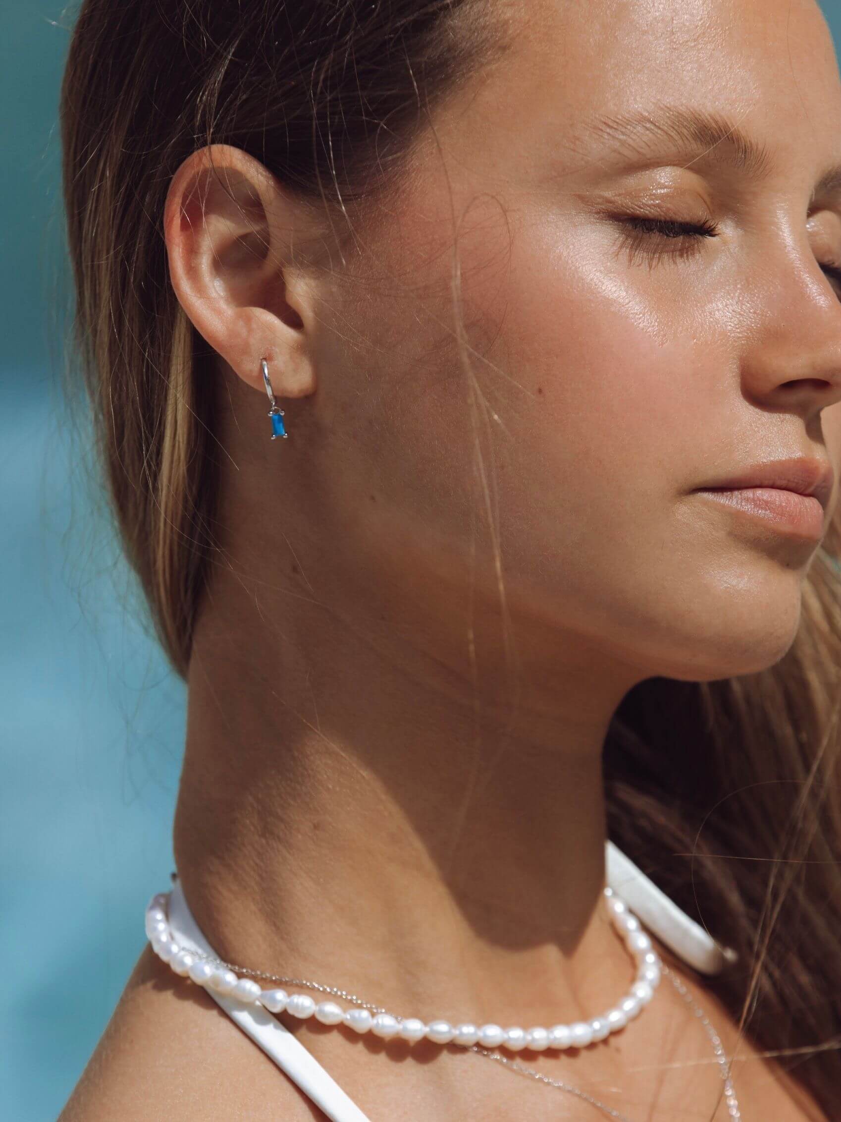 Malakai The Label Oceana Hoops in 18k Gold in Default Title