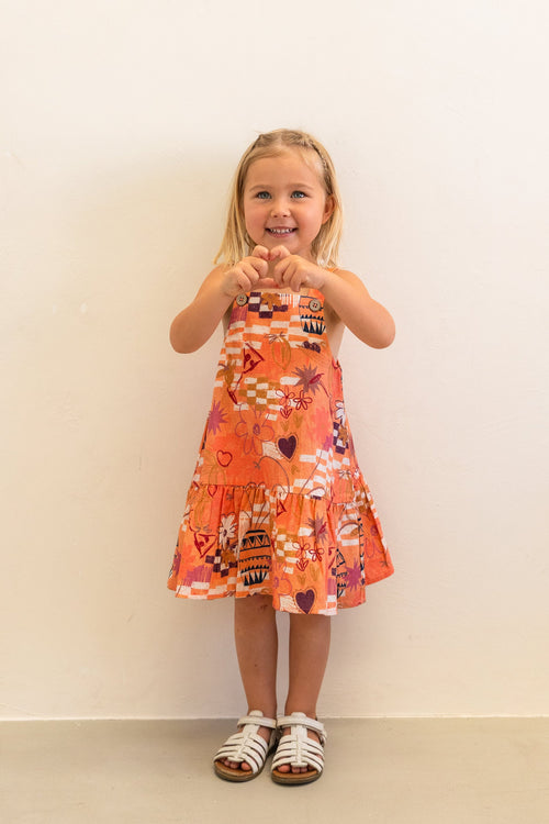 Olas Supply Co COASTAL CANYON MINI DRESS in Single