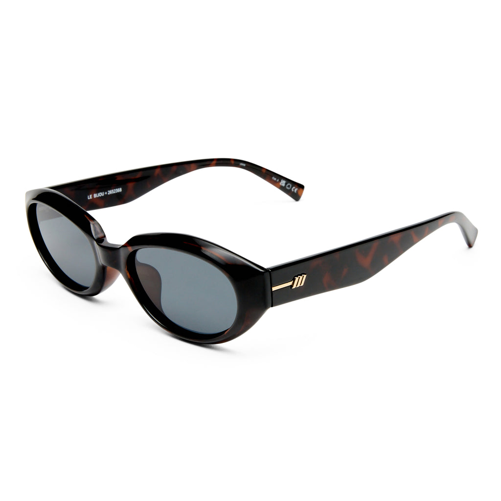Le Specs LE BIJOU + DARK TORT in SMOKE MONO