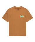 Quiksilver Mens Serenity Splash T-Shirt in Tobacco Brown