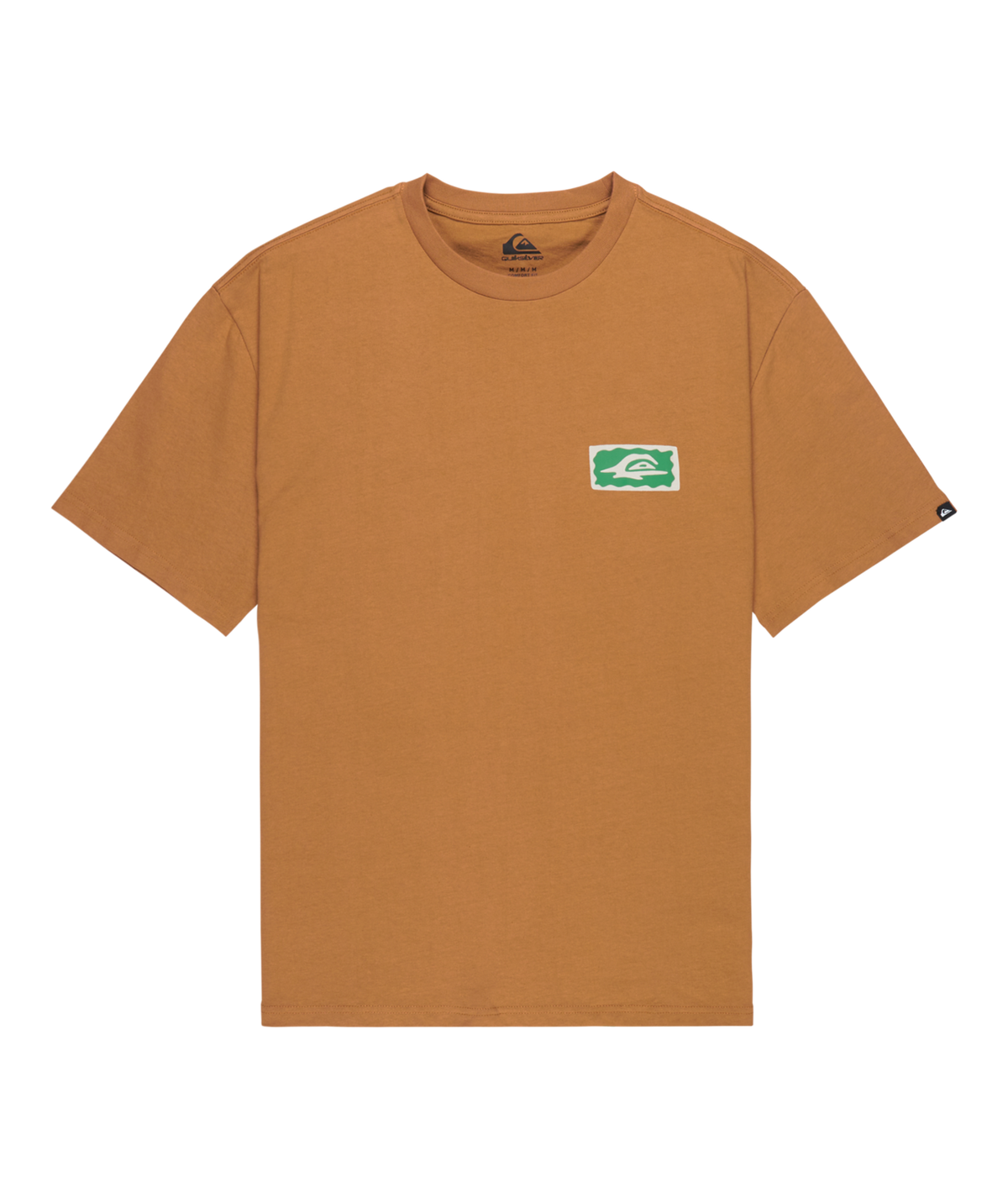 Quiksilver Mens Serenity Splash T-Shirt in Tobacco Brown