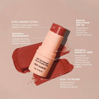 Avocado Zinc Spf 50 Natural Lip & Cheek Tint in Red Earth