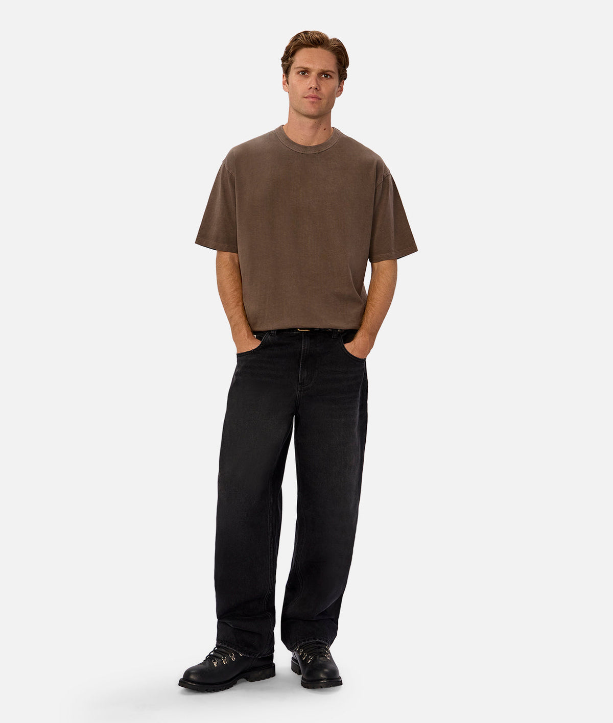 Industrie The Del Sur Tee - Mocha in MOCHA 25