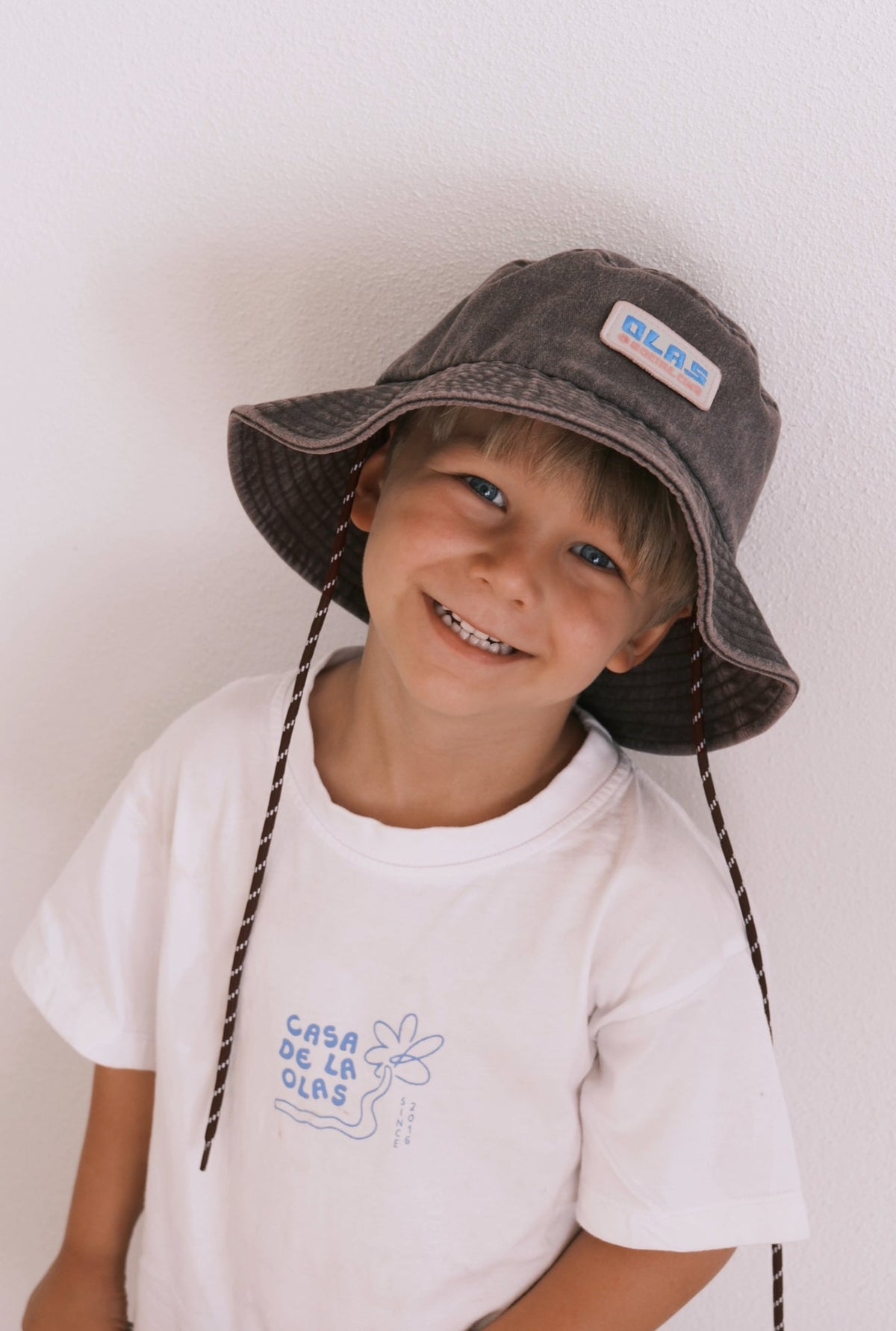 Olas Supply Co SOCIAL CLUB MINI BUCKET HAT - BROWN in Single
