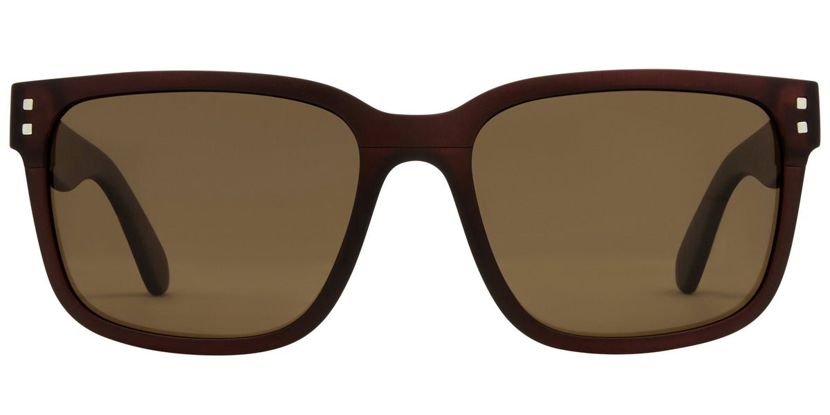 Carve Rivals XL - Matte Translucent Brown Frame with Brown Polarized Lens in Single