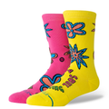 Stance DE LA SOUL CREW SOCKS - 3 FEET HIGH in MULTI