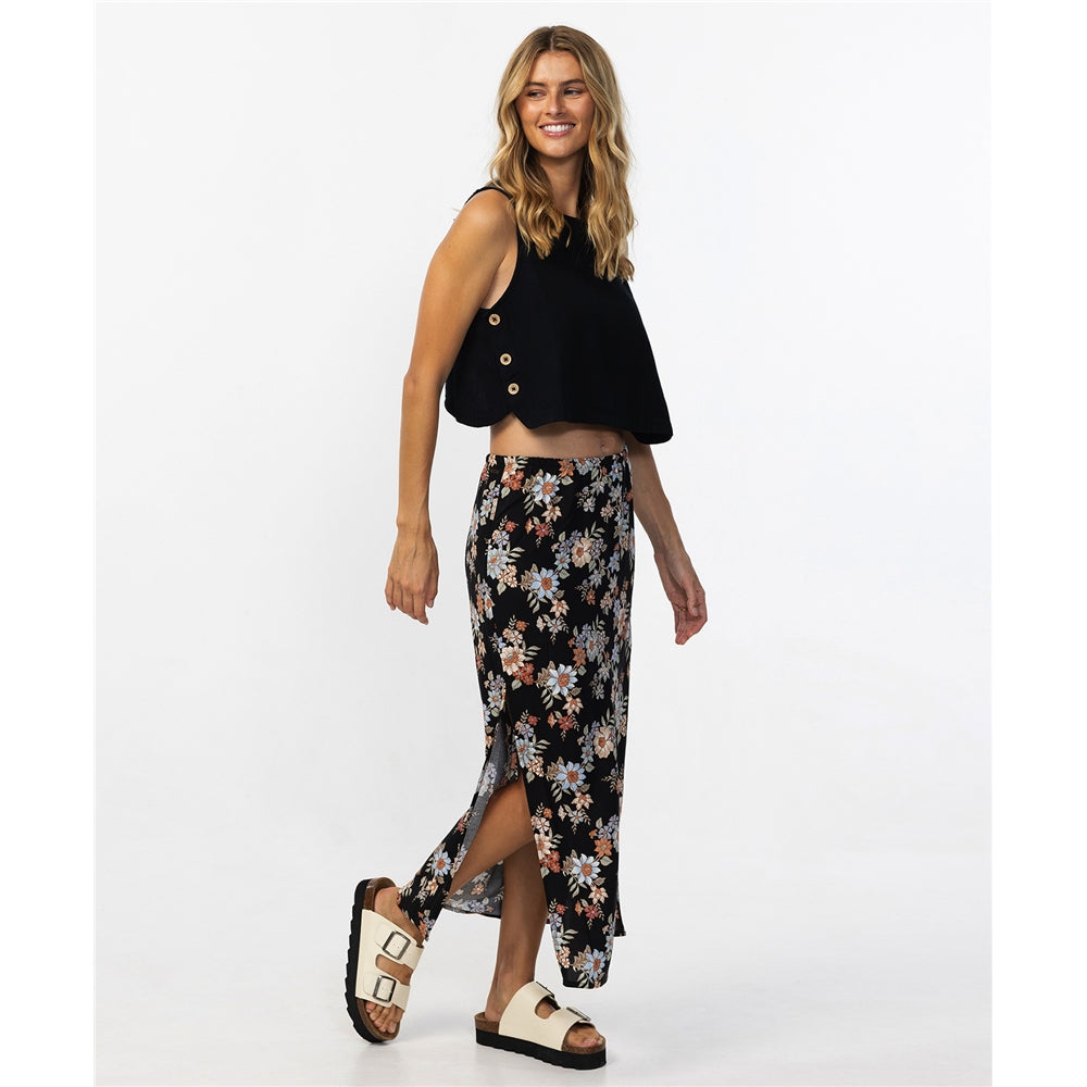 O'Neill Bellamy Bali Floral Midi in BLK BLACK