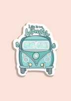 Choose Adventure Kombi Van Vinyl Sticker