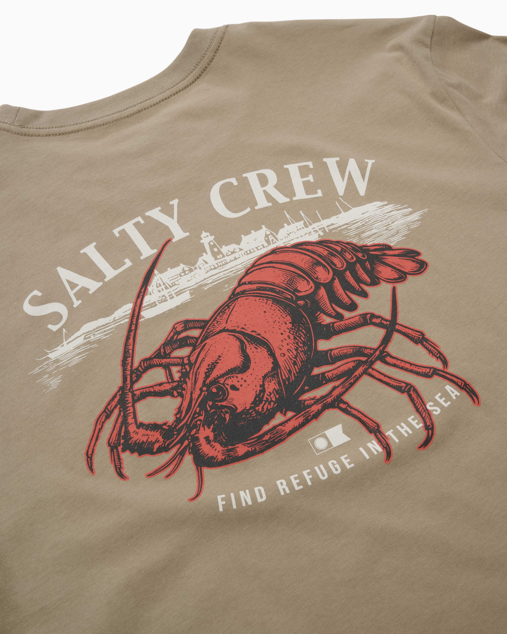 Salty Crew Shelled Premium SS Tee - Black in TWIG