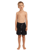 Billabong Boys 2-7 Groms Throw On 13" Boardshorts in Black