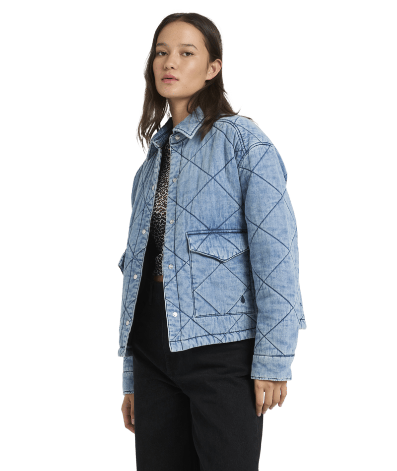 Volcom Oc Ramps Quilte in Worn Light Blue