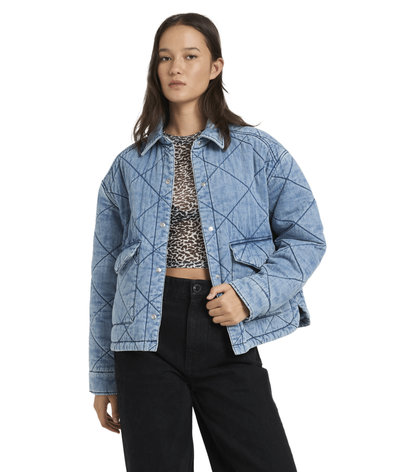 Volcom Oc Ramps Quilte in Worn Light Blue