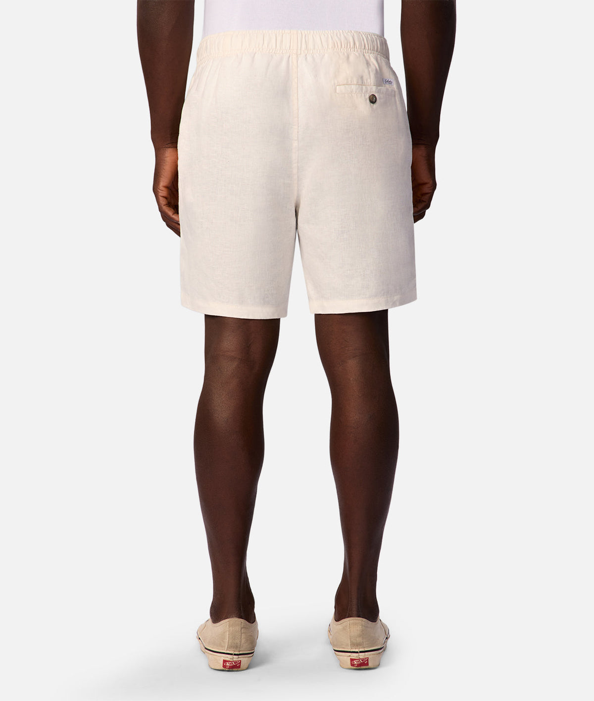 Industrie The Marina Linen Short - Coconut in COCONUT