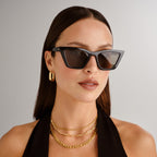Le Specs VELODROME BLACK in KHAKI MONO