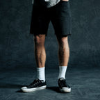 Kiss Chacey KS5 Slim Denim Short in Vintage Black