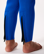 Rip Curl Groms Omega 3/2mm Full Length Back Zip Wetsuit Steamer in Blue