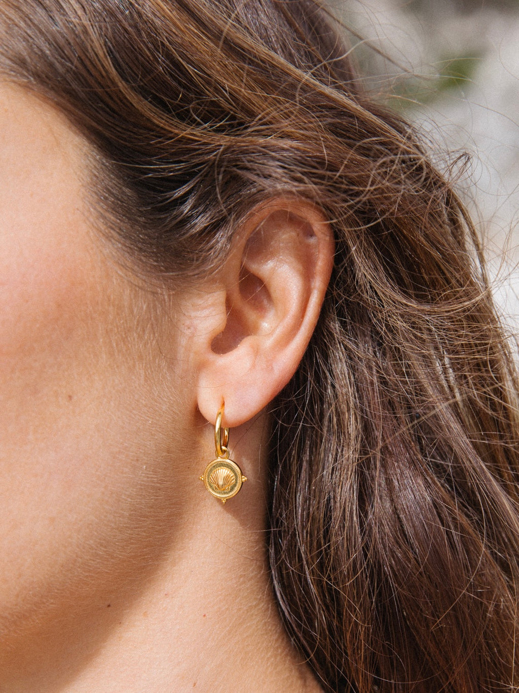 Malakai The Label Isola Sea Earrings in 18k Gold in Default Title